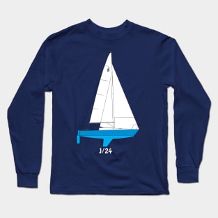 J/24 Sailboat Long Sleeve T-Shirt